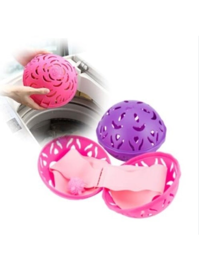 Practical Laundry Ball to Protect Soft Undergarments in Washing Machine - Durable Design Keeps Fabrics and Prevents Damage During Laundry, Ideal for Daily Use and Easy to Store (Multicolor) - Image 2